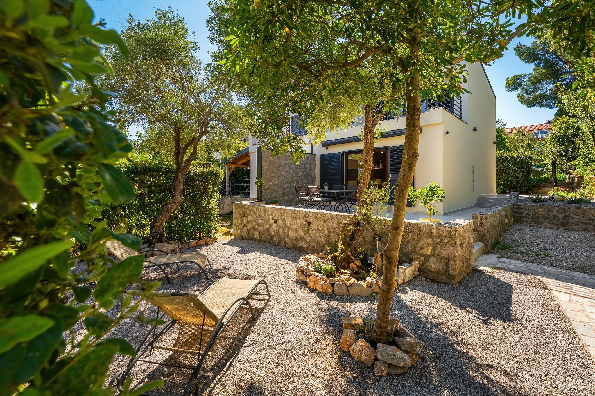 Garden and terrace